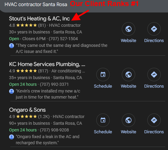 Our Client Ranks 1 2