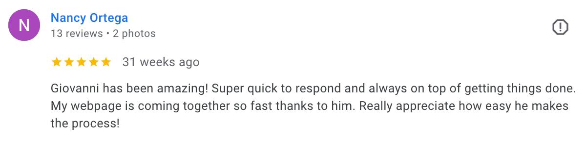 Get Found 9 Google review
