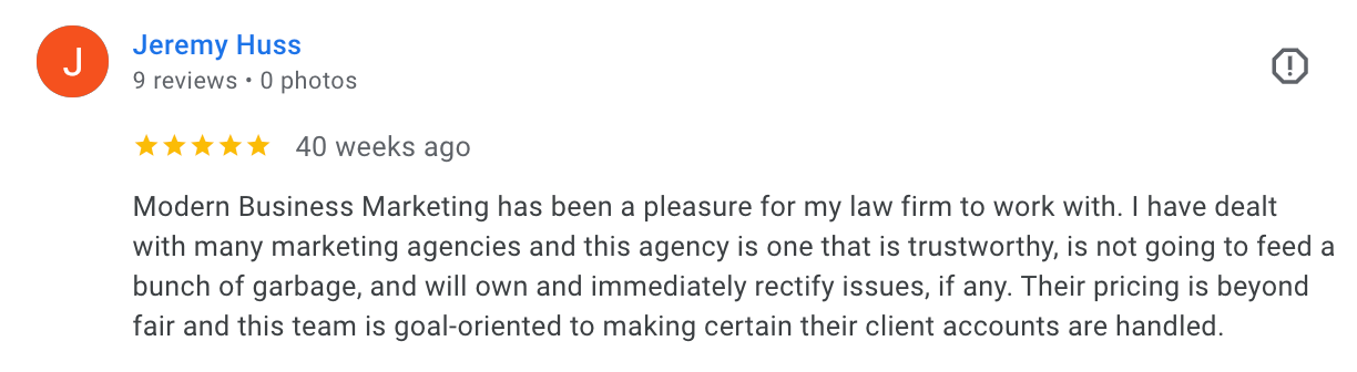 Get Found 11 Google review