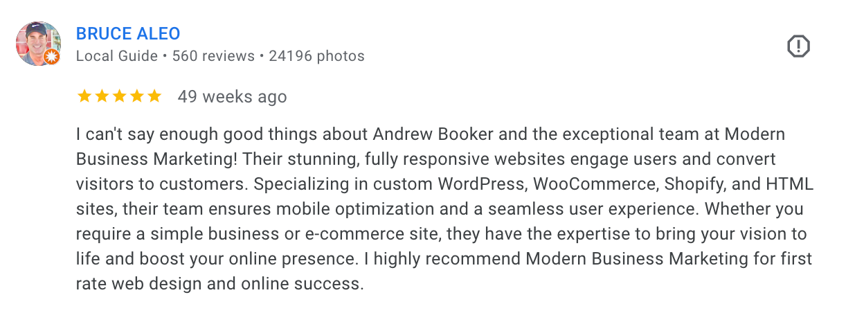 Get Found 24 Google review